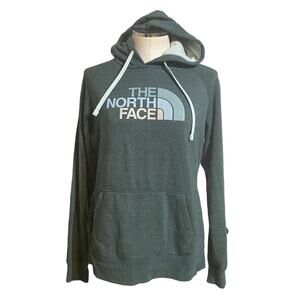The North Face Women’s Gray Half Dome Graphic Logo Pullover Hoodie Size L
